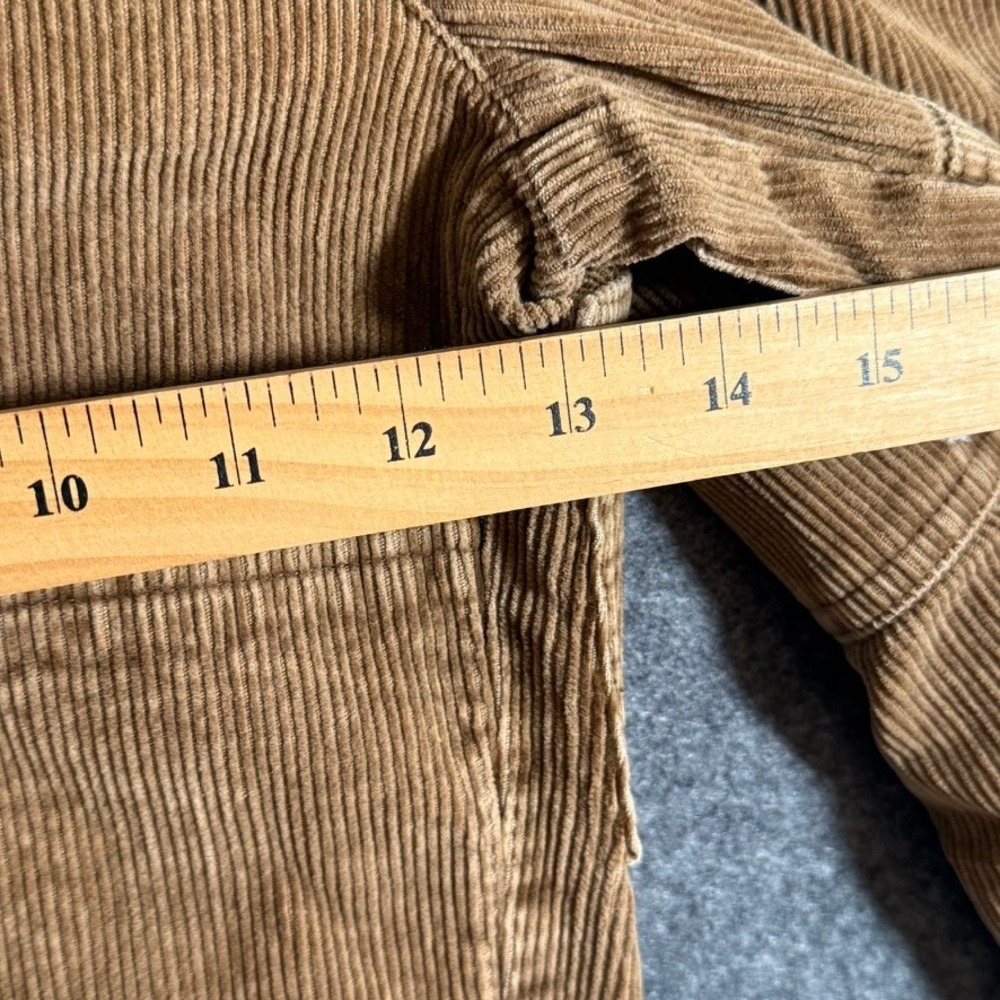 VTG Abercrombie Fitch Mens Tan Corduroy Carpenter Pants Double Knee 34x32 Comfy‎ - Picture 9 of 11